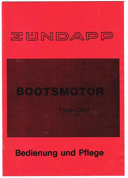 Nicht Originale Bedienung & Pflege Typ 304 Bootsmotor